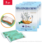 Ingver & Piparm&uuml;nt pastillid, Sina, 3x56g