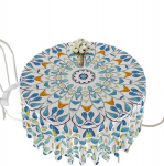 &Uuml;mmargune laudlina Blue Mandala, 160 cm