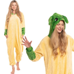 Naiste &uuml;hes t&uuml;kis Kigurumi Star Wars Yoda kollane pidžaama, 175-185 cm, XL, XL