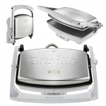 V&otilde;ileivagrill V&otilde;ileivak&uuml;psetaja Breville DuraCeramic panini 1000 W, Sumu&scaron;tinių keptuvė Breville DuraCeramic panini 1000 W