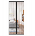 Meet Beauty magnetiline s&auml;&auml;sev&otilde;rk uksele 105&times;220 cm, must
