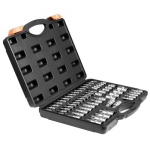 Torx otsikupesa ja v&auml;line Torx-pesade komplekt, 60-osaline, 358x290x65 mm, must, legeeritud teras