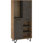 Raamaturiiul Meblocross Boss Bos-09, pruun/hall