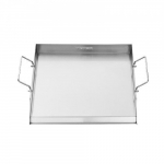 Grillplaat, 45.7x40.6 cm, roostevaba teras, kaasaskantav k&uuml;psetusplaat