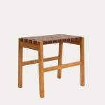 Homla FUTURUM Puidust taburet, pruun &ndash; skandinaavia stiili mugavus