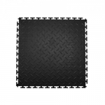 Garaažip&otilde;randa plaadid, 513x513x5 mm, must, PVC