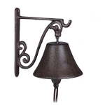 Uksekell 13x11x15cm., tumepruun