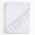 LuxClub Kummiga voodilina 180x200, valge