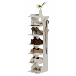 Kitsas valge kingakapp 6 tasandit 2 konksu 112 cm