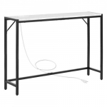 Konsoollaud, 110x23.9x74.2 cm, Must, Marmorist pealispind