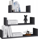 Komplekt 3 antratsiitv&auml;rvi seina riiulist TopEshop Mobi