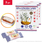 Ingveri pastillid, Ginger Candy, SINA, 3x56g