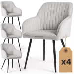 4 tooli komplekt Akord Luxano, hall