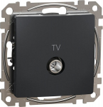 Schneider Electric Sedna Design TV l&otilde;pp-pesa, 4 dB, antratsiitmust