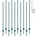 Metallist aiapostid, 10 tk, 182,88 cm