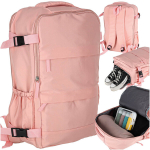 K&auml;sipagasim&otilde;&otilde;dus reisiseljakott lennukisse, roosa, 45&times;30 cm