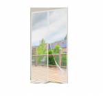 Wzlxcxxy magnetiline s&auml;&auml;sev&otilde;rk uksele 110x200cm, must