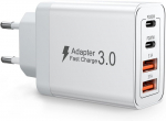 USB-C laadija, 40W, 4 pesa, PD 3.0