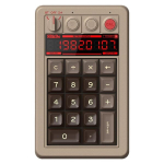 8BitDo Retro mehaaniline numbriklaviatuur 18 klahviga Toetab kalkulaatori režiimi, Bluetoothi, 2,4G ja traadiga &uuml;hendusi &Uuml;hildub Windows- ja Android-s&uuml;steemidega C64 Edition