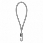Elastne kummik&ouml;is konksuga Bradas BUNGEE CORD HOOK, 0,4 &times; 18 cm, hall
