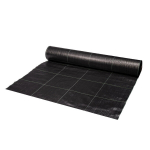 Umbrohuvastane agrotekstiil Bradas GRID 25 cm, 130 g, 0,8 x 50 m, must