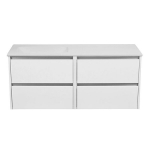 Vannitoa kapp KAMĖ City 120-2 koos valamuga LUNASTONE