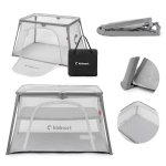 Kidnort Bleke Unique gray Laste reisi voodi