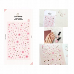 Suatelier Pink Flowers kleebised, 10x19 cm