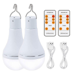 E27 LED pirn akuga, 2 tk.