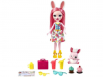 Enchantimals komplekt "Auto nukuga Bunny Bree ja tarvikutega"