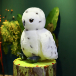 Pl&uuml;&uuml;&scaron;m&auml;nguasi &Ouml;&ouml;kull, 23 cm, valge