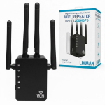 Kaheribaline WiFi signaali ulatuse pikendaja kuni 1200 Mbps, LIVMAN WD-R1200U