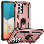 Soomustatud kaitse&uuml;mbris s&otilde;rmuse ja klaasiga Samsung Galaxy A53 5G LeYI Roosa kuld