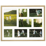 Fotogalerii v&auml;rviga tamm 40x50 cm 8 fotole: 3x 10x10 cm, 4x 10x15 cm, 1x 15x21 cm