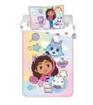 Jerry Fabrics laste voodipesukomplekt &bdquo;Gabby&rsquo;s Dollhouse Sugar Dream&ldquo;, 100x135 cm, 2 tk.