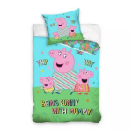 Peppa Pig voodipesukomplekt: tekikott 140 &times; 200 cm, padjap&uuml;&uuml;r 70 &times; 90 cm, 2 osa