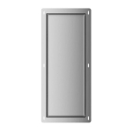 WALL-BOX BRUSH S LEFT - TILES (plaatide all) 53,2 x 23,2 x 15 cm
