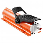 &Otilde;huh&uuml;drauliline pump, 45.5x16.5x14.5 cm, oranž, metallkorpus