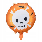 Heeliumi &otilde;hupalli "kolju" Halloweeniks, 45cm