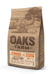 Oak's Farm Grain Free k&otilde;iki t&otilde;ugu noortele koertele koos l&otilde;he ja krilliga, 2 kg