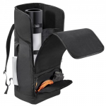 Teleskoobi kott, 76x33x26 cm, must, hoiustamise seljakott