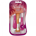 Gillette Venus Smooth Miami &uuml;hekordsed pardlid, 6 tk