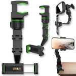 LIVMAN ZT-03 mitmek&uuml;lgse klambriga erinevate kasutusv&otilde;imaluste jaoks, silikoonpadjaga kriimustuste eest kaitsmiseks ja t&auml;ieliku 360&deg; p&ouml;&ouml;rlemisega, kinnitatav erinevatele pindadele