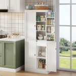 K&otilde;rge k&ouml;&ouml;gikapp riiulite ja sahtliga, 182x40x75 cm