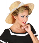 "MAYFAIR LADY STRAW TOAST WITH STRIP" 4-v&auml;rviline komplekt.