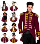 Meeste "BURGUNDY PARADE COAT"