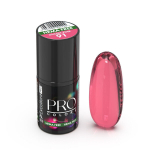 H&uuml;briidne k&uuml;&uuml;nelakk Excellent PRO Glassy Pink 091 HEMA-vaba vaarikatarretise efektiga