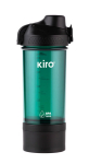 Sheiker-pudel Kiro KI1109GR 550 ml Tritan roheline