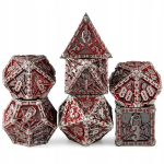 Metallist Rpg t&auml;ringukomplekt "surmav m&auml;ng", 7 tk.