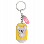 3d Brelok Led taskulambiga "v&auml;ike ingel" - kollane